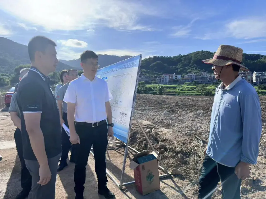 泉港区政府主要领导调研调度水利项目和高标准农田建设工作